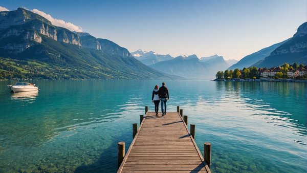 Top 5 des activités romantiques à faire autour du lac d'Annecy